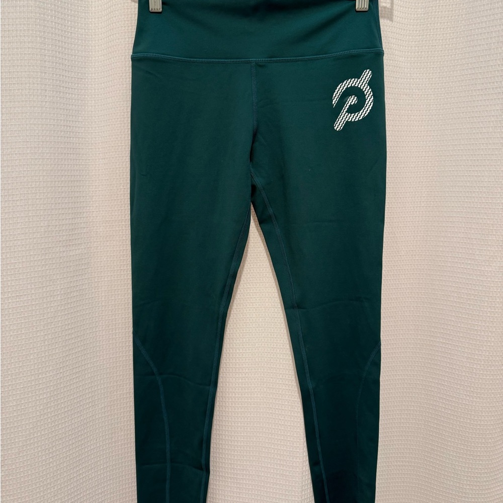 Peloton Green Scalloped Leggings